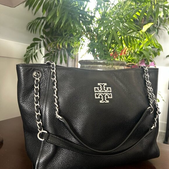 Tory Burch Black Leather Bag - Picture 3 of 12